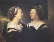 Madame Rigaud Mother of the Artist in Two Different Positions (mk05) Hyacinthe Rigaud